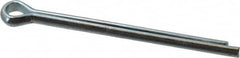 Value Collection - 3/16" Diam x 2-1/2" Long Extended Prong Cotter Pin - Grade 2, Zinc-Plated, Steel - Exact Tooling