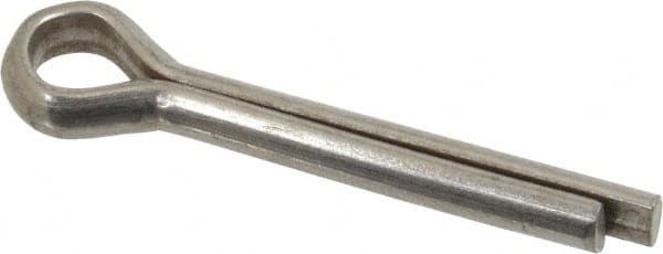 Value Collection - 1/4" Diam x 1-1/2" Long Extended Prong Cotter Pin - Grade 2, Zinc-Plated, Steel - Exact Tooling