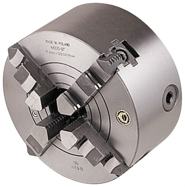 Bison - Manual Lathe Chucks Chuck Type: Combination Independent & Self-Centering Nominal Chuck Size: 20 - Exact Tooling