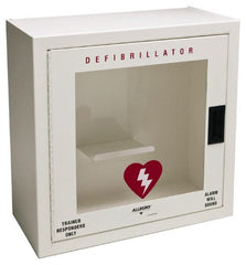 Allegro - Metal Defibrillator Case - 20-1/4 Inch Wide x 20-1/4 Inch High x 9-1/4 Inch Deep, Wall Mount - Exact Tooling