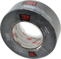 3M - 2" x 55m Black Duct Tape - 8.1 mil, Rubber Adhesive, Polyethylene Film Backing, 32 Lb/ln Tensile Strength, 200°F Max, Series 3900 - Exact Tooling