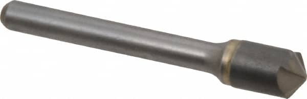 Hertel - 3/8" Head Diam, 1/4" Shank Diam, 4 Flute 120° Solid Carbide Countersink - Exact Tooling