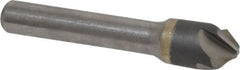 Hertel - 1/2" Head Diam, 3/8" Shank Diam, 4 Flute 90° Solid Carbide Countersink - Exact Tooling