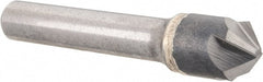 Hertel - 1/2" Head Diam, 3/8" Shank Diam, 4 Flute 100° Solid Carbide Countersink - Exact Tooling