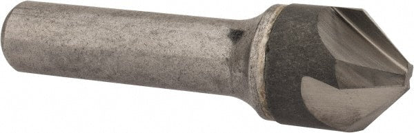 Hertel - 3/4" Head Diam, 1/2" Shank Diam, 4 Flute 90° Solid Carbide Countersink - Exact Tooling