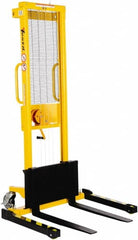 Vestil - 770 Lb Capacity, 59" Lift Height, Portable Workstation Manually Operated Lift - Exact Tooling