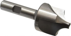 Hertel - 1/2" Radius, 1-3/8" Mill Diam, 3 Flute High Speed Steel Corner Rounding End Mill - Single End, Uncoated, 3-1/2" OAL, 1/2" Shank Diam - Exact Tooling