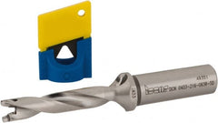 Iscar - 0.433" to 0.449" Diam, 5xD, 2.16" Max Depth, 5/8" Shank Diam, 4.71" OAL, Replaceable-Tip Drill - FCP, ICK, ICK-2M, ICM, ICN, ICP, iCP-2M Insert, 11 Seat Size, 79589156 Toolholder, Series SumoCham - Exact Tooling