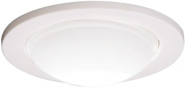 Cooper Lighting - 5-1/16 Inch Wide, Water Resistant, White Dome Lens Shower Fixture Trim - H470ICAT, H470RICAT, H471ICAT, H471RICAT, H99ICAT, H99RTAT and H99TAT Recessed Housing, UL/cUL Wet Location Listed - Exact Tooling