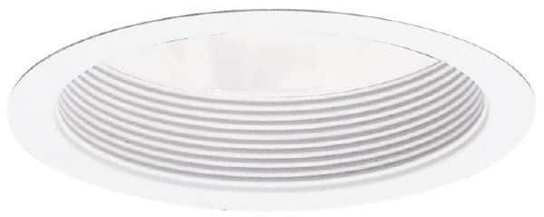 Cooper Lighting - 7-3/4 Inch Wide, Water Resistant, White Fixture Baffle Trim - H270ICAT, H270RICAT, H271ICAT, H271RICAT, H272ICAT, H272RICAT, H273ICAT1D and H273RICAT1D Recessed Housing, UL/cUL Wet Location Listed - Exact Tooling