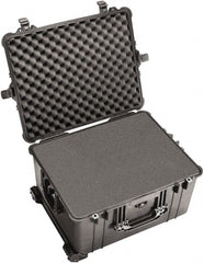 Pelican Products, Inc. - 19-11/16" Wide x 11-7/8" High, Clamshell Hard Case - Black, Polypropylene - Exact Tooling