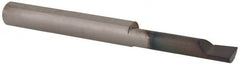 Scientific Cutting Tools - 0.2" Min Bore Diam, 1" Max Bore Depth, 1/4 Shank Diam, Boring Bar - Right Hand Cut, Solid Carbide, AlTiN+ Finish - Exact Tooling