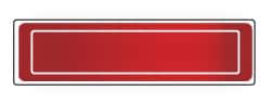 NMC - Reflective Strip - Red, For Accident Prevention - Exact Tooling