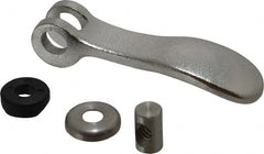 KIPP - 1/4-20, 0.59" Hub Diam, Stainless Steel Adjustable Clamping Handle - Exact Tooling