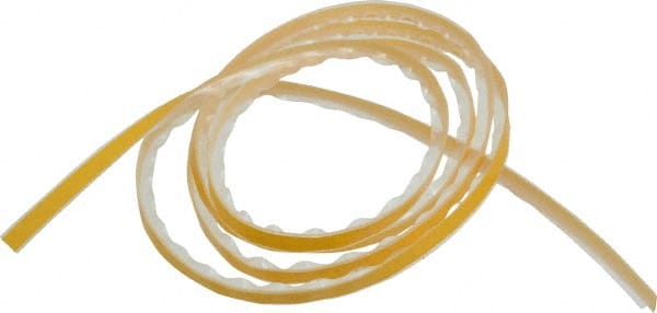 Pemko - 7' Long x 7/16" Wide, Adhesive Astragal/Meeting Stile Seals Weatherstripping - 1-3/4" Door Thickness, Silicone, Clear Finish - Exact Tooling