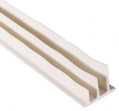 Pemko - 20' Long x 1/2" Wide, Adhesive Perimeter Gasketing Weatherstripping - 1-3/4" Door Thickness, Silicone, White Finish - Exact Tooling
