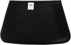 Ansell - Size Universal, Black Cane Mesh Chemical & Puncture Resistant Sleeve - 8" Long Sleeve, Cut Resistance Level 3, Elastic Opening at Both Ends - Exact Tooling