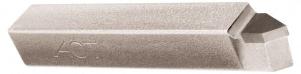 Made in USA - 1/4 x 1/4" Shank, Offset Threading Single Point Tool Bit - ER-4, Grade C2 - Exact Tooling