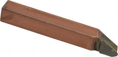 Made in USA - 5/16 x 5/16" Shank, Offset Threading Single Point Tool Bit - EL-5, Grade C5 - Exact Tooling