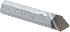 Made in USA - 1/2 x 1/2" Shank, Round Shank Boring Single Point Tool Bit - TRE-8, Grade C2 - Exact Tooling