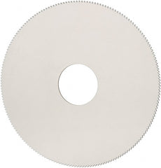 Made in USA - 2" Diam x 0.02" Blade Thickness, 1/2" Arbor Hole Diam, 190 Teeth, Solid Carbide Jeweler's Saw - Uncoated - Exact Tooling