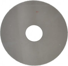 Made in USA - 2" Diam x 0.032" Blade Thickness, 1/2" Arbor Hole Diam, 190 Teeth, Solid Carbide Jeweler's Saw - Uncoated - Exact Tooling