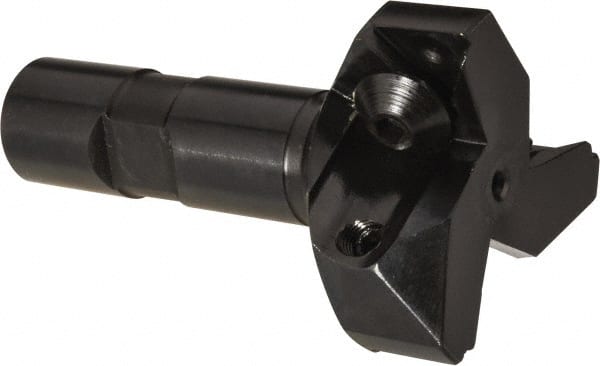 Value Collection - 2" Cut Diam, 0.656" Max Depth of Cut, 3/4" Shank Diam, 3-1/4" OAL, Indexable Square Shoulder End Mill - TPC 32..., TPG 32., TPU 32. Inserts, Weldon Shank - Exact Tooling