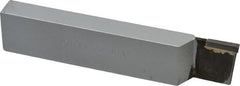 Made in USA - 1 x 1/2" Shank, Cutoff & Grooving Single Point Tool Bit - CT-111, Grade C2 - Exact Tooling