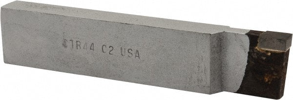 Made in USA - 1 x 1/2" Shank, Cutoff & Grooving Single Point Tool Bit - CT-120(445), Grade C2 - Exact Tooling