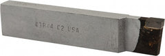Made in USA - 1 x 1/2" Shank, Cutoff & Grooving Single Point Tool Bit - CT-120(445), Grade C2 - Exact Tooling