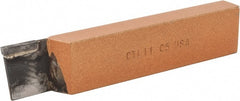 Made in USA - 1 x 1/2" Shank, Cutoff & Grooving Single Point Tool Bit - CT-111, Grade C5 - Exact Tooling