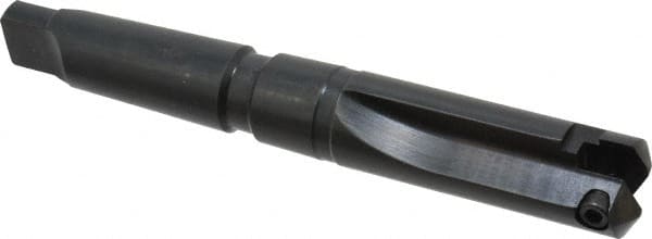 Allied Machine and Engineering - Series A, 31/32 to 1-3/8" Diam, 3MT Taper Shank, Straight Flute Spade Drill - 3" Max Depth, 3-23/32" Body Length, 6-7/8" OAL, Short Length - Exact Tooling