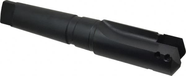 Allied Machine and Engineering - Series D, 2 to 2-7/8" Diam, 5MT Taper Shank, Straight Flute Spade Drill - 4-1/2" Max Depth, 5-3/4" Body Length, 10-5/8" OAL, Short Length - Exact Tooling