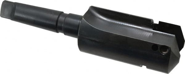 Allied Machine and Engineering - Series E, 2-1/2 to 3-3/8" Diam, 4MT Taper Shank, Straight Flute Spade Drill - 5" Max Depth, 6-5/16" Body Length, 9-7/8" OAL, Short Length - Exact Tooling