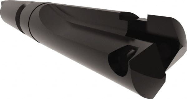 Allied Machine and Engineering - Series H, 4 to 8-1/2" Diam, 5MT Taper Shank, Straight Flute Spade Drill - 7" Max Depth, 13-1/8" OAL, Short Length - Exact Tooling