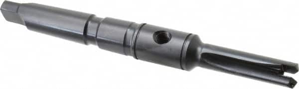 Allied Machine and Engineering - Series 0, 33/64 to 11/16" Diam, 2MT Taper Shank, Straight Flute Spade Drill - 1-3/8" Max Depth, 3-41/64" Body Length, 6-15/32" OAL, Short Length, Through Coolant - Exact Tooling