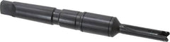 Allied Machine and Engineering - Series Y, 3/8 to 27/64" Diam, 2MT Taper Shank, Straight Flute Spade Drill - 1-1/4" Max Depth, 3-15/32" Body Length, 6-5/16" OAL, Short Length, Through Coolant - Exact Tooling