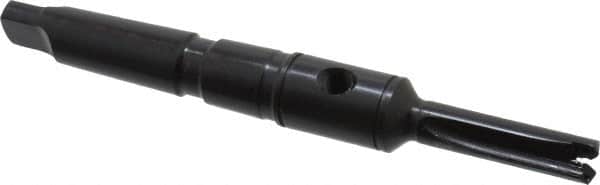 Allied Machine and Engineering - Series Z, 7/16 to 1/2" Diam, 2MT Taper Shank, Straight Flute Spade Drill - 1-1/4" Max Depth, 3-15/32" Body Length, 6-5/16" OAL, Short Length, Through Coolant - Exact Tooling