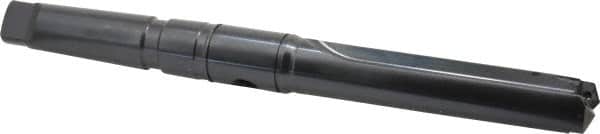 Allied Machine and Engineering - Series 2.5, 1-3/16 to 1-3/8" Diam, 4MT Taper Shank, Straight Flute Spade Drill - 5-3/8" Max Depth, 8-37/64" Body Length, 13-1/16" OAL, Intermediate Length, Through Coolant - Exact Tooling