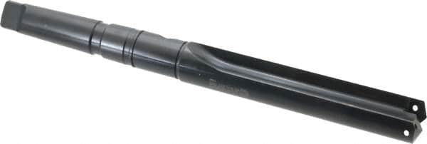 Allied Machine and Engineering - Series 3, 1-13/32 to 1-7/8" Diam, 4MT Taper Shank, Straight Flute Spade Drill - 6-1/2" Max Depth, 9-7/8" Body Length, 14-5/16" OAL, Intermediate Length, Through Coolant - Exact Tooling