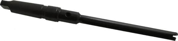 Allied Machine and Engineering - Series 1, 45/64 to 15/16" Diam, 4MT Taper Shank, Straight Flute Spade Drill - 6-3/4" Max Depth, 9-43/64" Body Length, 14-5/32" OAL, Standard Length, Through Coolant - Exact Tooling