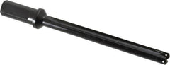 Allied Machine and Engineering - Series 1, 45/64 to 15/16" Diam, 1" Diam Straight Shank with Flange, Straight Flute Spade Drill - 6-5/8" Max Depth, 8-15/64" Body Length, 10-3/8" OAL, Standard Length, Through Coolant - Exact Tooling
