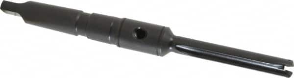 Allied Machine and Engineering - Series Z, 7/16 to 1/2" Diam, 2MT Taper Shank, Straight Flute Spade Drill - 2-3/8" Max Depth, 4-19/32" Body Length, 7-7/16" OAL, Standard Length, Through Coolant - Exact Tooling