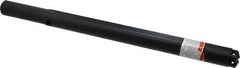 Allied Machine and Engineering - Series 3, 1-13/32 to 1-7/8" Diam, 1-1/4" Diam Straight Shank, Straight Flute Spade Drill - 13-3/4" Max Depth, 15-3/16" Body Length, 19" OAL, Extended Length, Through Coolant - Exact Tooling