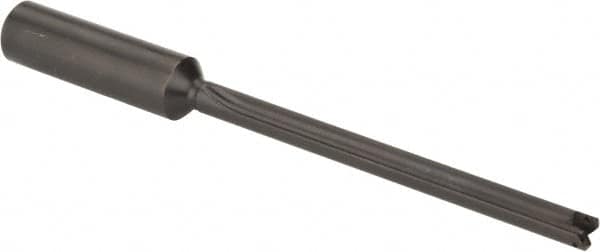 Allied Machine and Engineering - Series Y, 3/8 to 27/64" Diam, 3/4" Diam Straight Shank, Straight Flute Spade Drill - 4-3/8" Max Depth, 5-1/4" Body Length, 7-17/32" OAL, Extended Length, Through Coolant - Exact Tooling