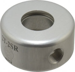 Allied Machine and Engineering - 1/8 NPT, 3/4" ID x 1-3/4" OD, Rotary Coolant Adapter for Indexable Tools - 7/8" Thick, 5/16 NC" Drive Rod Thread, Series T-A - Exact Tooling