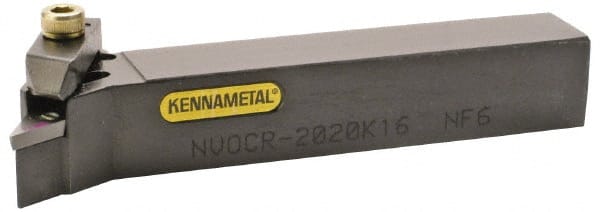 Kennametal - VC.., NVOC External Right Hand Indexable Profiling Toolholder - 63/64" Shank Height x 63/64" Shank Width, 150mm Long - Exact Tooling
