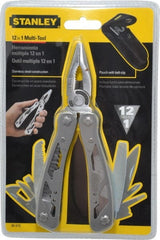 Stanley - 12 Piece, Multi-Tool Set - 6-1/2" OAL, 4-1/8" Closed Length - Exact Tooling