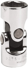 Proto - 3/8" Drive, Standard Hand Socket - 6 Points, 1-3/4" OAL, Alloy Steel, Chrome Finish - Exact Tooling