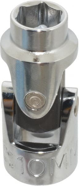 Proto - 3/8" Drive, Standard Hand Socket - 6 Points, 1-3/4" OAL, Alloy Steel, Chrome Finish - Exact Tooling